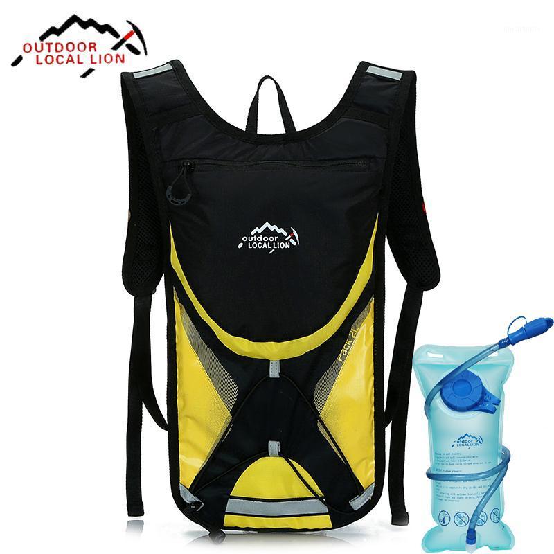 

Motorcycle Backpack Waterproof Nylon Rucksacks Pack Road Bag Knapsack Riding Backpack Ride Pack Running Bag with1L Water Bladder1, Blue