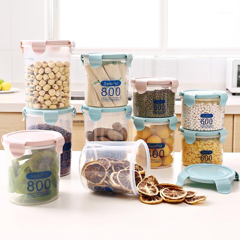 

600-1500ml Storage Container Kitchen Refrigerator Noodle Sealing Box Preservation Fresh Pot Tank Boxes Organizer1