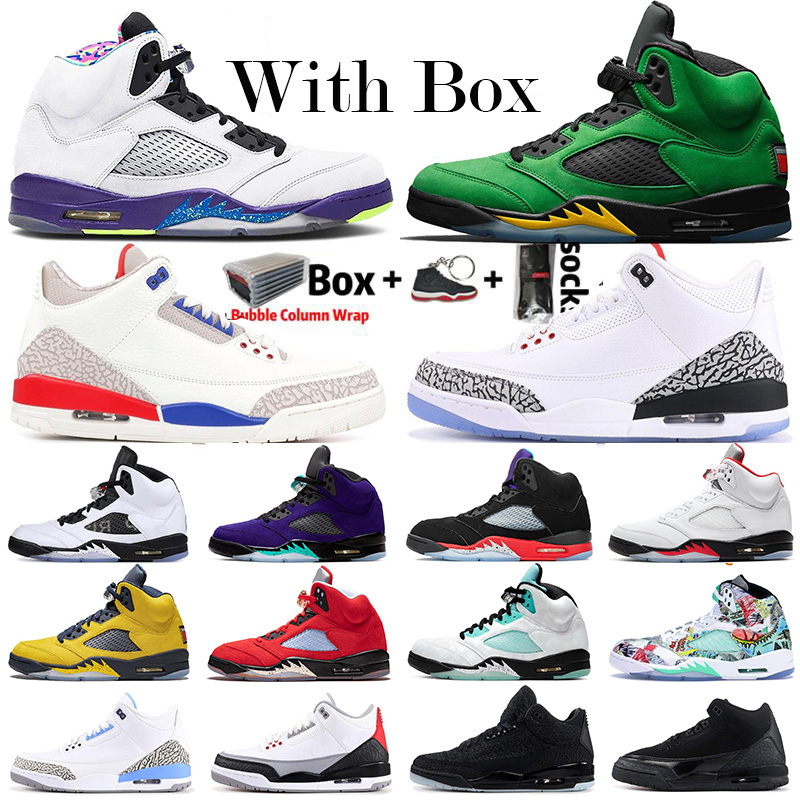 

2021 Jumpman 5 5s Mens Basketball Shoes Fire Red Top 3 Travis Scotts White Cement UNC Black Cat Island Green 3s Trainers Sneaker Size 13, 25