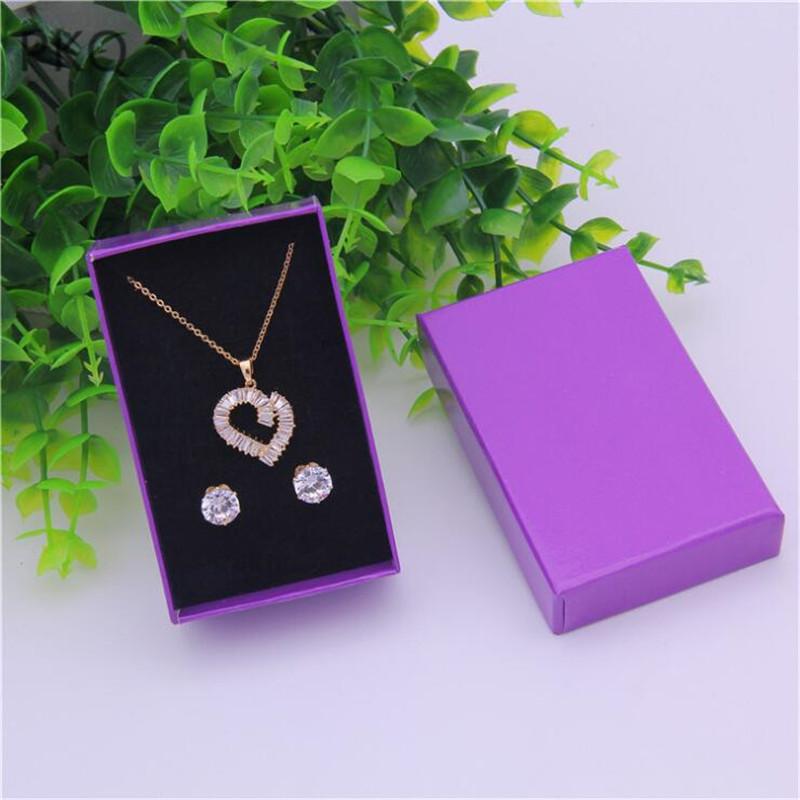 

24pcs,Colorful Jewelry Organizer Box Necklaces Earrings Storage Box Small Gift For Rings Earrings 8x5x2.5cm Wedding supplies