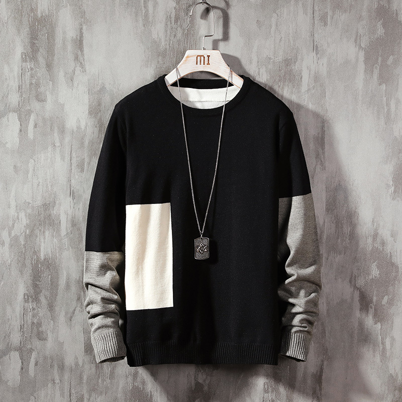 

2021 New Fashion Classic O-neck Striped Sweater Men's Oversize Pull Plus Size M-5xl Long Sleeves Pullover for Spring Winter 5gph, Z1704 3