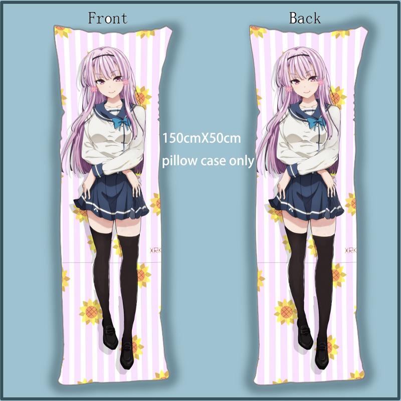 

Dakimakura Body Pillow Case Ore wo Suki nano wa Omae dake ka yo Akino Sakura Home Decoration Pillowcases Printed long, As pic