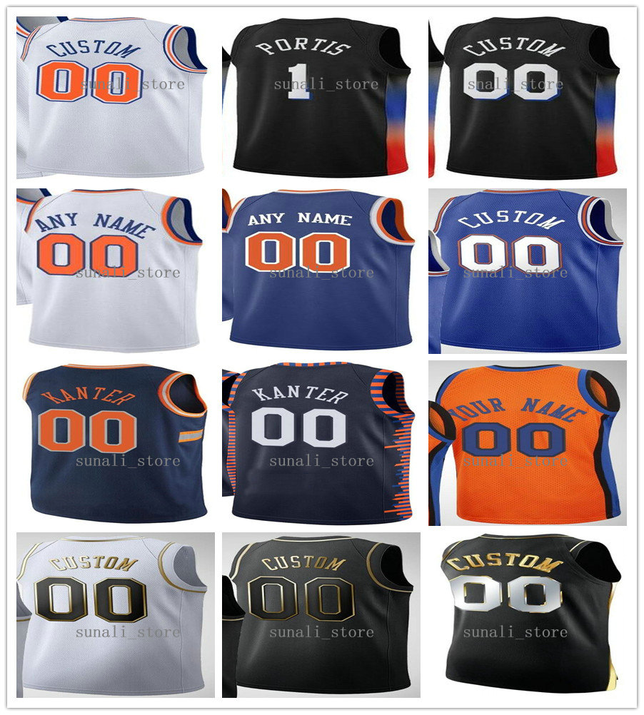 

Printed RJ 9 Barrett Frank 11 Ntilikina Obi 1 Toppin Reggie 25 Bullock Mitchell 23 Robinson Immanuel 5 Quickley Dennis 4 Smith Jr. Jerseys, Men white