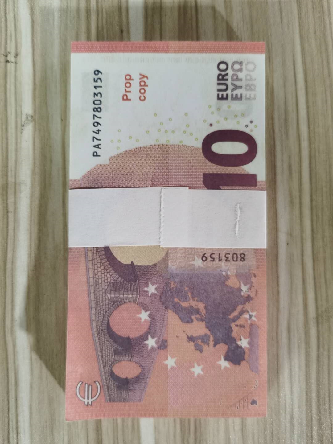 

2020 cross border simulation 10 euro banknote props banknotes DIY children props game currencies Euro game props banknotes