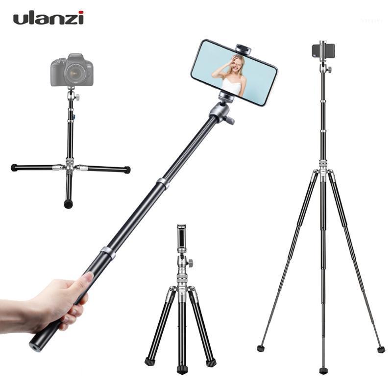 

Selfie Stick Tripod Stand 145cm 8-Section 3-Level Tripod Angle with Phone Holder 1/4 Screw Cold Shoe Mounting for Smartphone1
