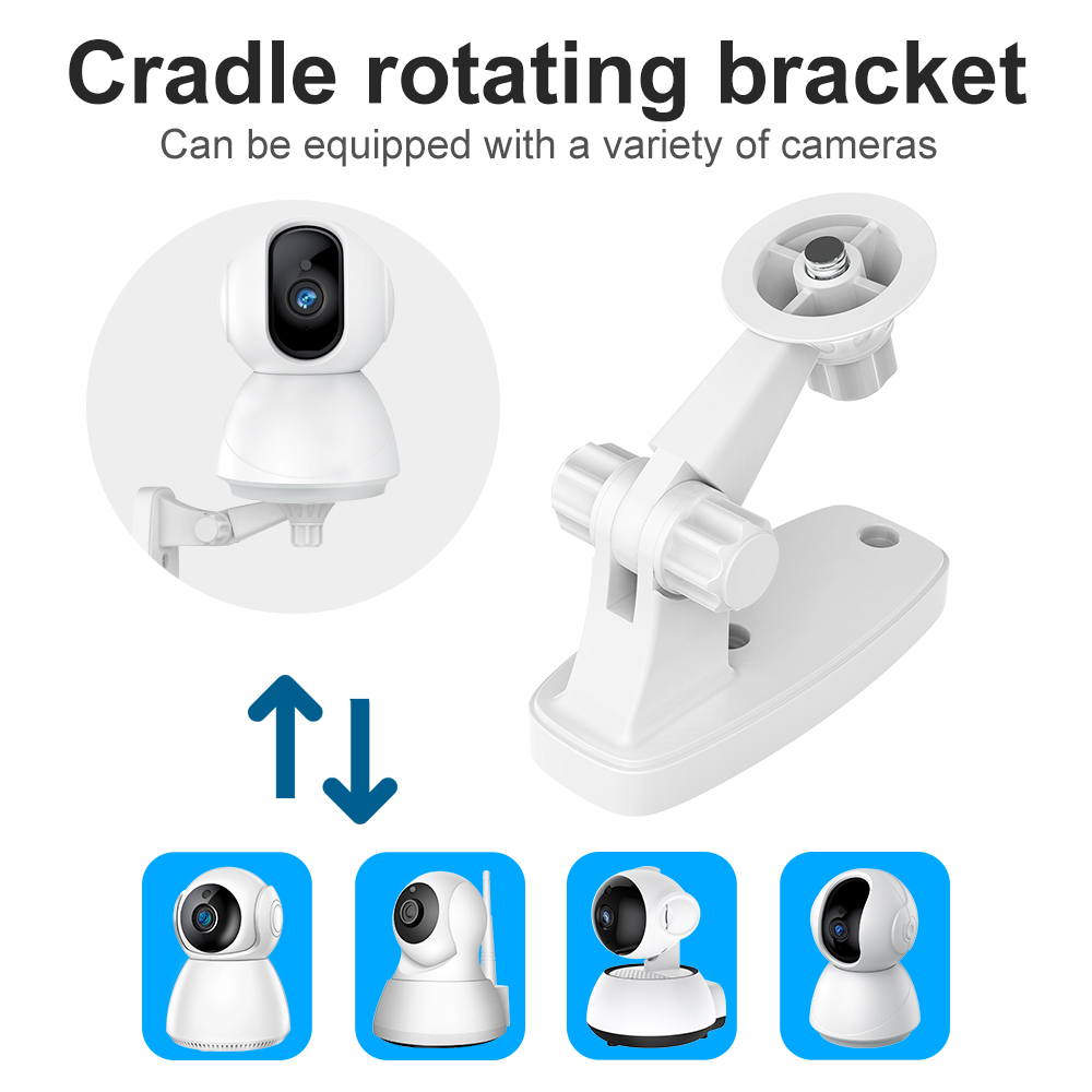 

Wall Bracket For Security Camera IP Wireless WIFI Camera Home Surveillance Baby Monitor P2P V380 YCC365 ICSEE Series