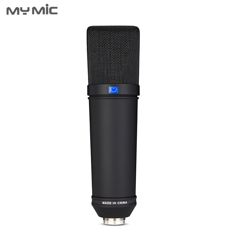 

My Mic U87 B Professional Large Diaphragm Condenser Studio Recording Microphone for Computer Podcast Voice Record
