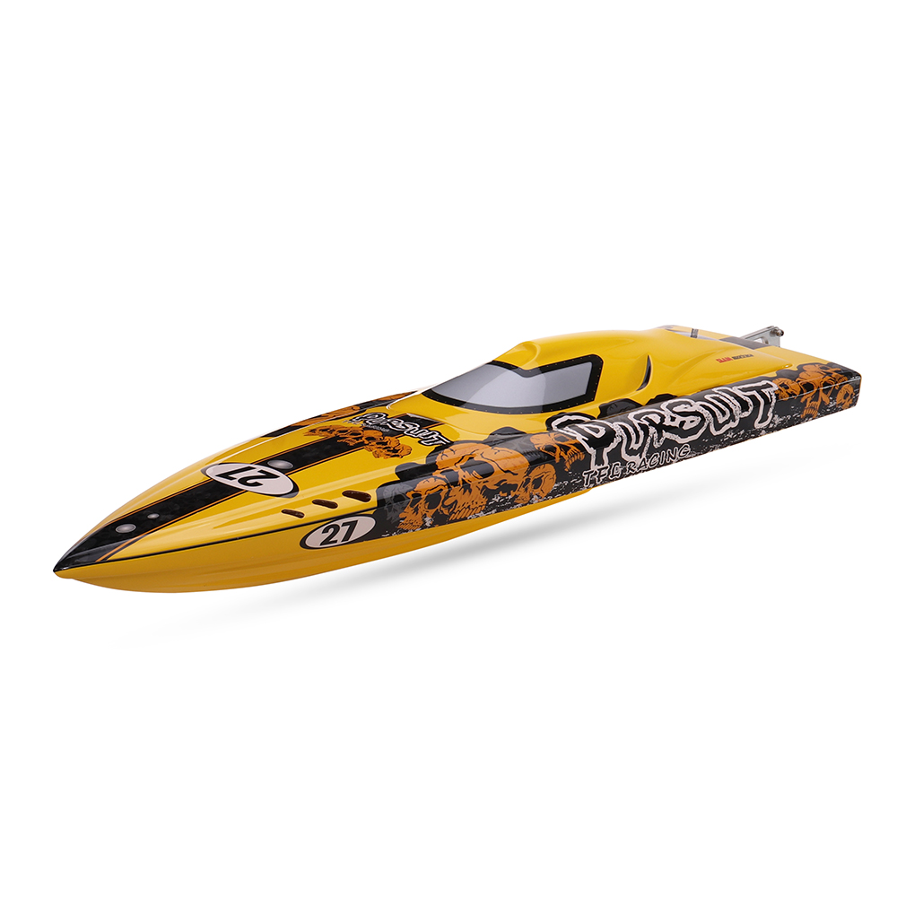 

TFL 1106 Pursuit Fiberglass 82cm Brushless Remote Control RC Boat Anti-Capsize without Servo Transmitter Battery Charger, Yellow