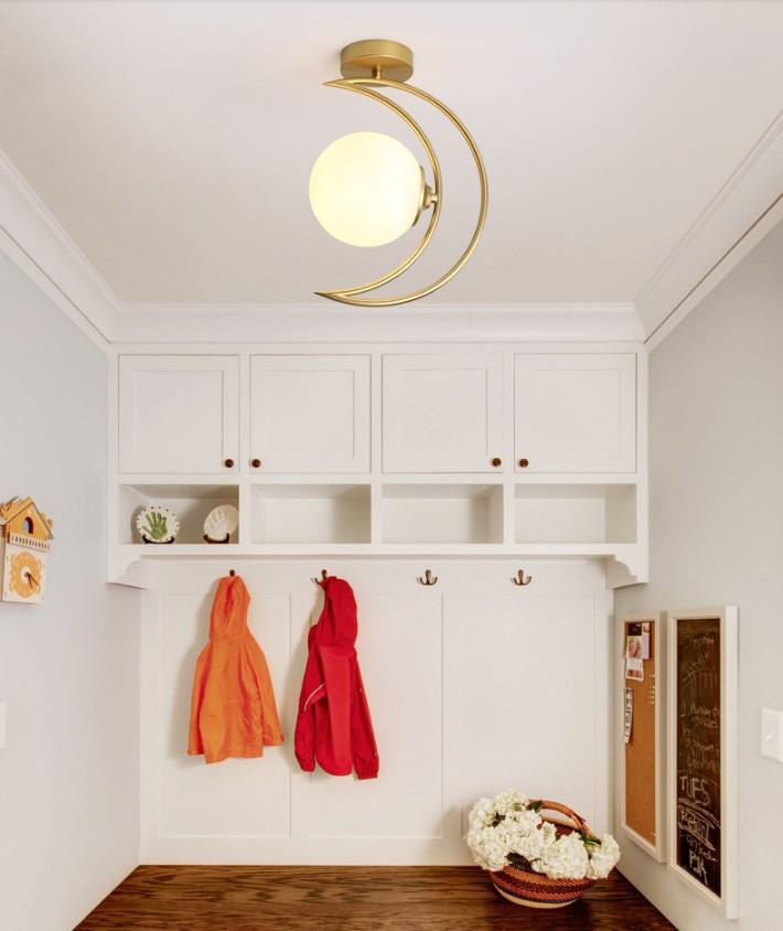 

Glass Aisle Light Porch Corridor Balcony Ceiling Luminaire Surface Mounted Luminaire Hotel Restaurant Bar LED Light