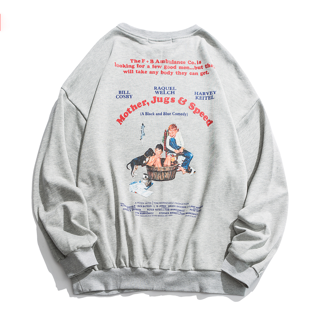 

2021 New Funny Cartoon Letter Printed Casual Shirt Men's Wear Spring and Autumn Harajuku Street Famous Hip Hop Sportswear Fngn, White