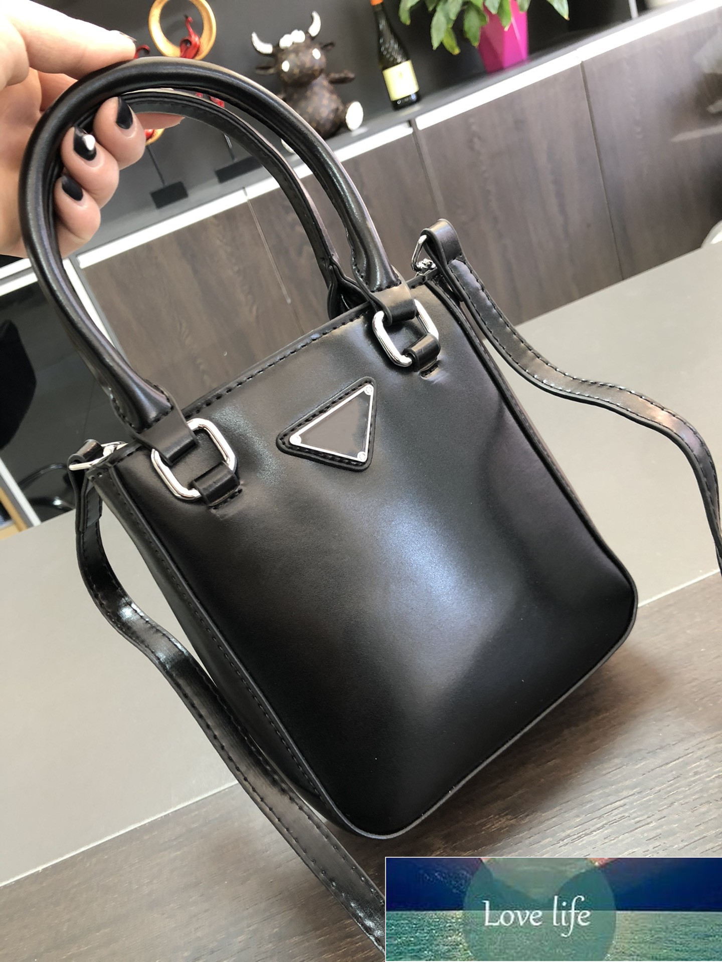 

Casual Women's Tote Bag Top Layer Leather Handbag Baguette Bag Fashion Shoulder Crossbody Bags Trendy Fashions, As pic
