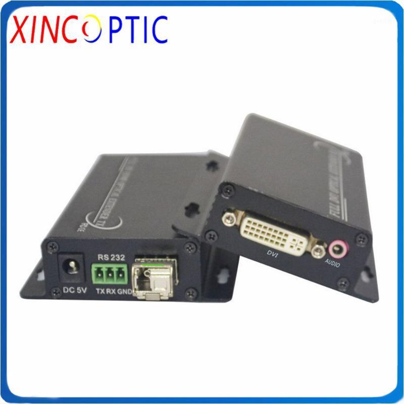 

Mini Type DVI Extender Over Fiber Optic Transmitter&Receiver+1Ch RS232 Data,1080P,Euro Charger with 3G,SM,SX,10KM,LC SFP1