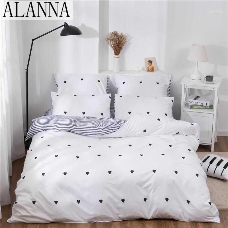 

Alanna X-1004 Printed Solid bedding sets Home Bedding Set 4-7pcs High Quality Lovely Pattern with Star tree flower1