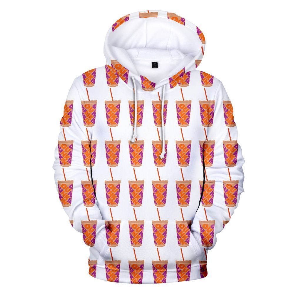 

New Hoodies Ice Coffee Splatter Sweatshirts Men Women Casual Pullovers Boy Girl Popular Charli Damelio Tracksuit, 3d