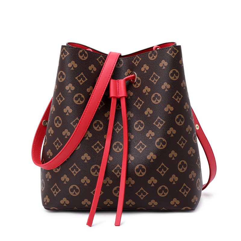 

3A+++ quality Women Fashion Designer Drawstring Bucke Epacket Free Shipping Style Code: B21428, 3 red