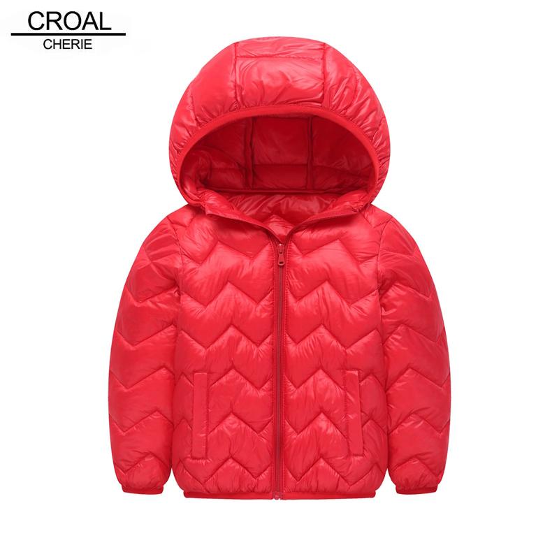 

CROAL CHERIE Girls Jackets Kids Boys Coat Children Winter Outerwear & Coats Casual Baby Boys Clothes Winter Parkas, Black