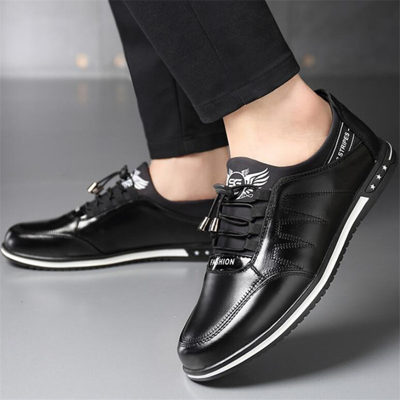 

Male Casual Shoes, Wild Fashion 100% Leather Shoes Cover Lazy Feet 01 Gj3u, 02