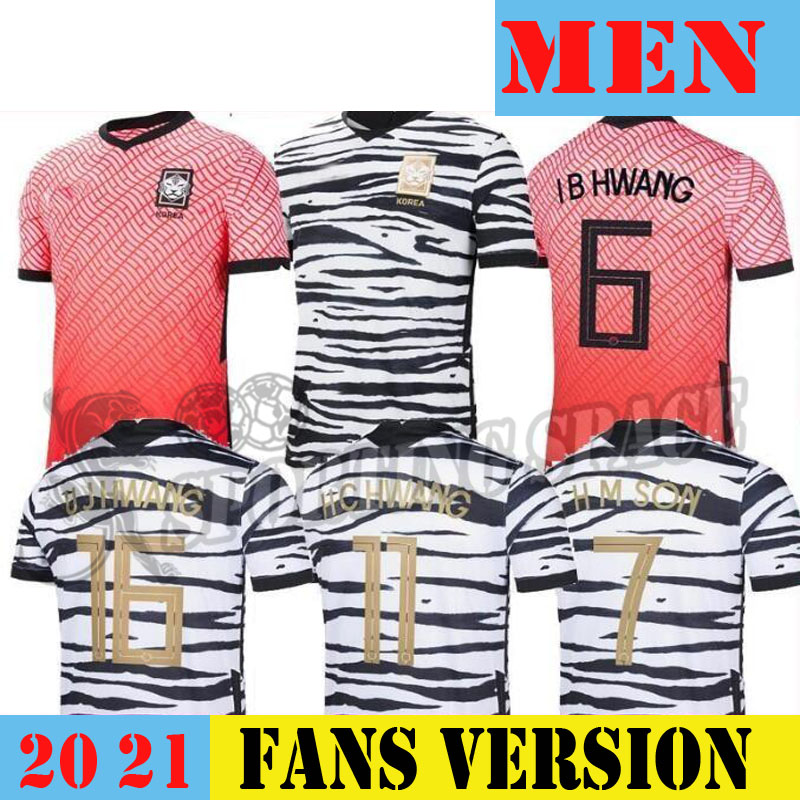 

2020 2021 South soccer Jerseys Korea SON HUN KWON LEE KIM HO SON HYUNG KIM HOME 2021 21 MAILLOT DE FOOT FOOTBALL SHIRTS, Black;yellow