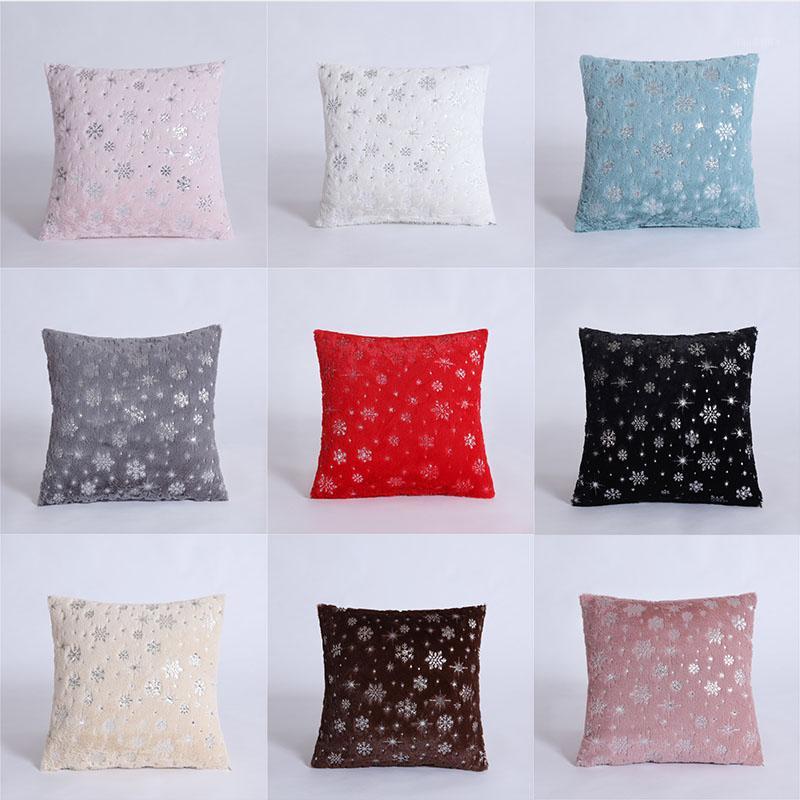 

Plush Decorative Pillow Covers Fluffy 43x43 Cushion Cover Throw Pillows Sofa Car Home Decoration White Gray Black Pillowcase1, 004