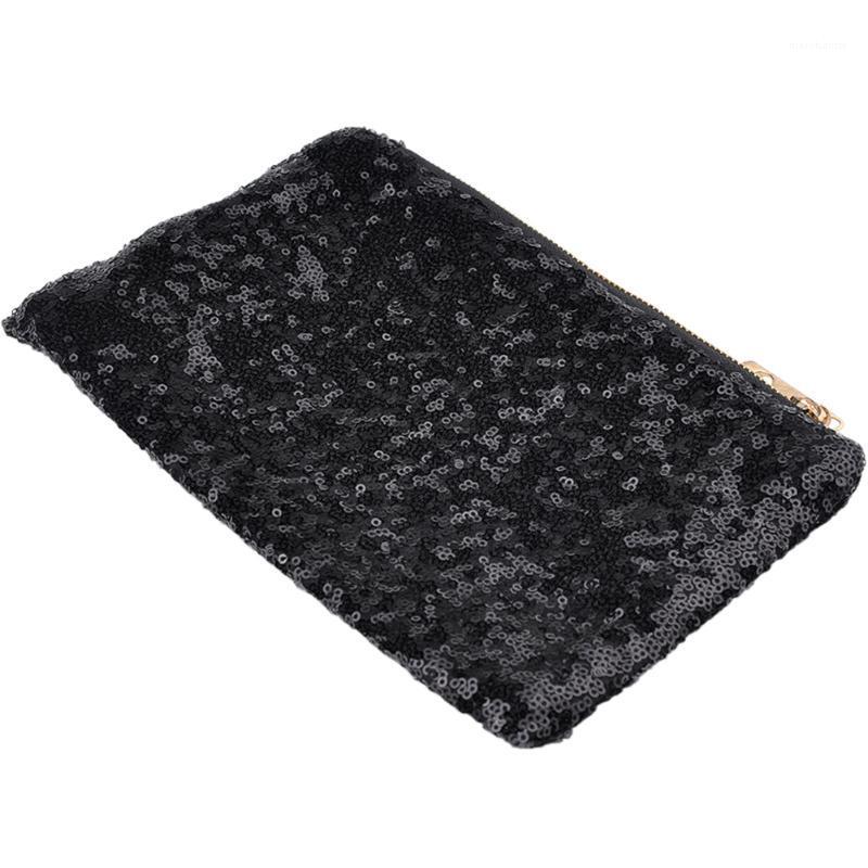 

Women Envelope Shape Sparkling Portable Zipper Closure Evening Party Glitter Bling Storage Holder Wedding Sequins Clutch Bag1, Pink