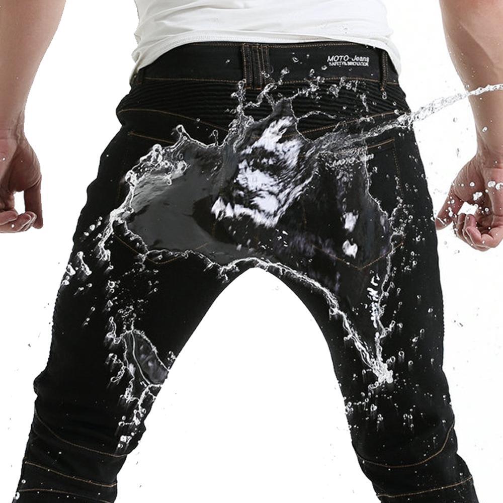 

2021 New Waterproof Windproof Rider Motorcycle Biker Jeans for Men with 4 x Ce Upgrade Detachable Armored Knee Hip Protector Pads Qpp7