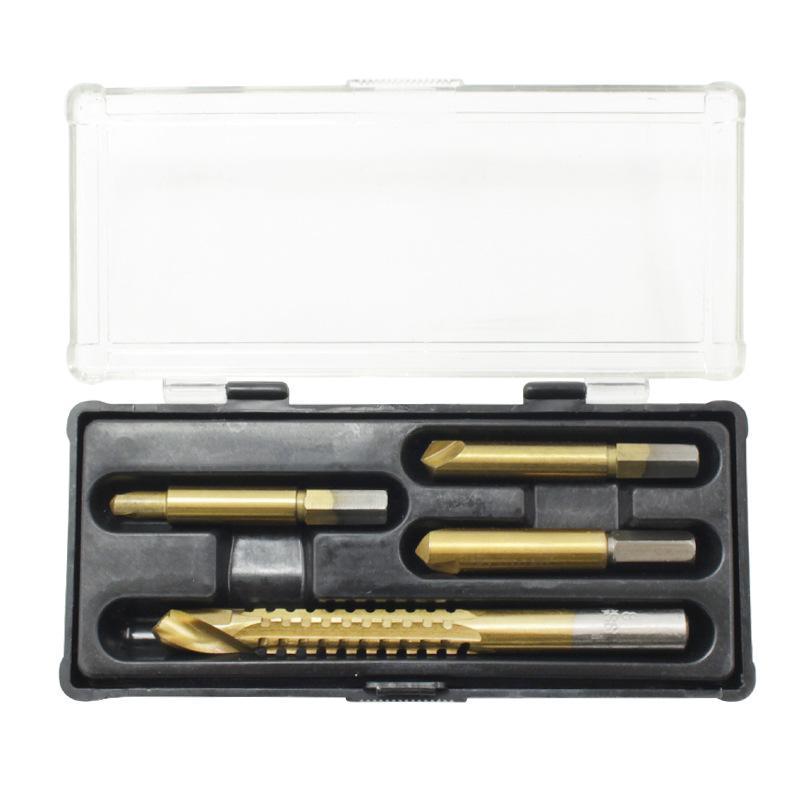 

Band saw drill broken head screw extractor HSS slotting hole cutting tool sliding tooth sliding wire anti-tooth repair tool 4pcs