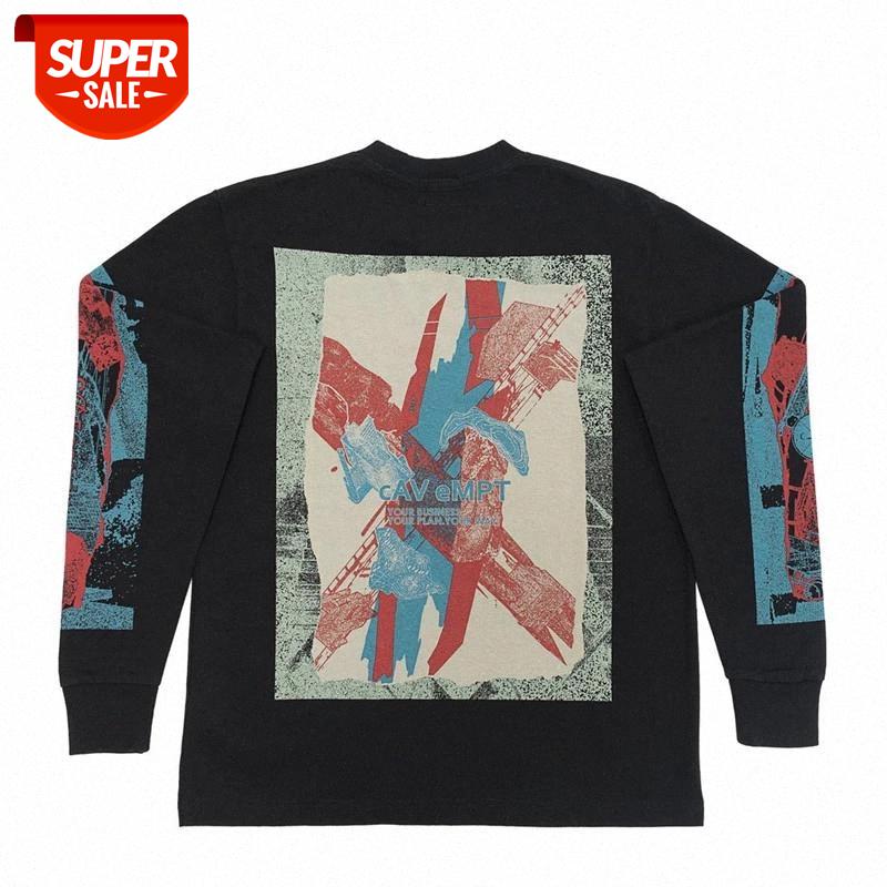 

Autumn Winter Cav Empt Trendy Fashion Sweatshirts Men Women Artistic Font Print Long Sleeve T Shirt Loose Cav Empt Sweatshirt #XS2N, White;black