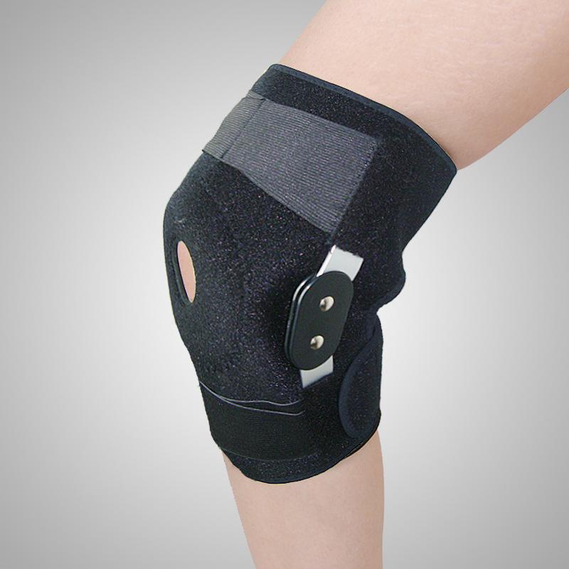 

Optiona Two Kinds of Aluminum Alloy Bracket Support Knee Protection Arthritis Convenient Wear Joint Fixed for Outdoor Sports, Black bracket