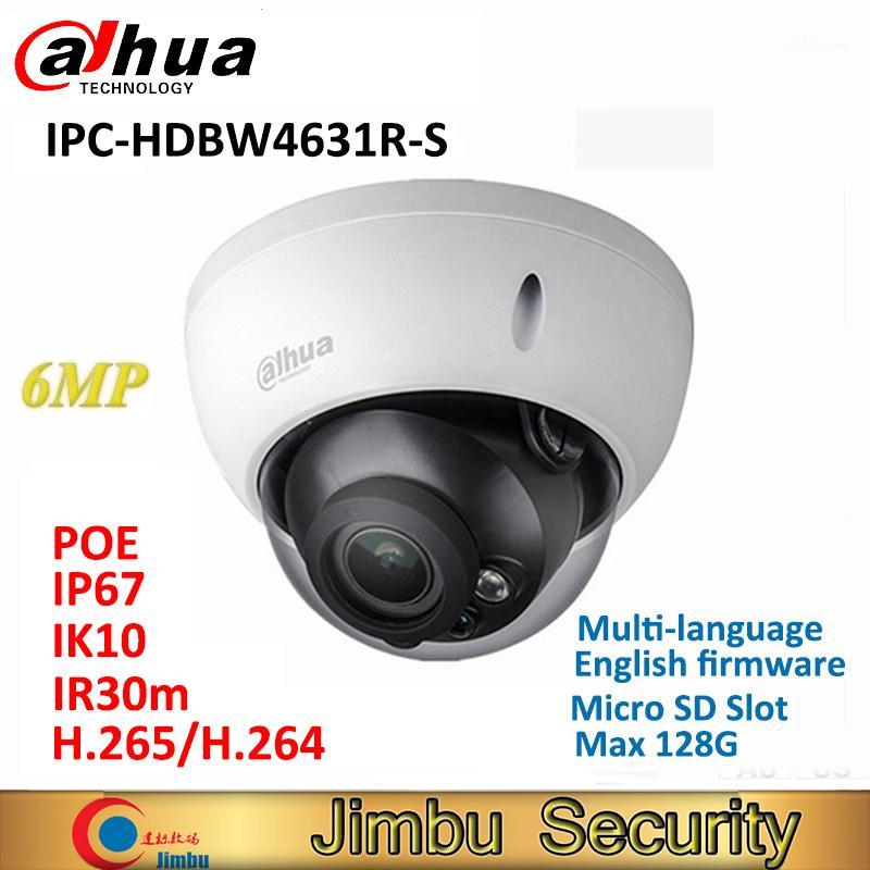 

Dahua 6MP IP Dome Camera IPC-HDBW4631R-S cctv WDR camera multi-language H.265 support POE SD slot IR30m IK10 IP671