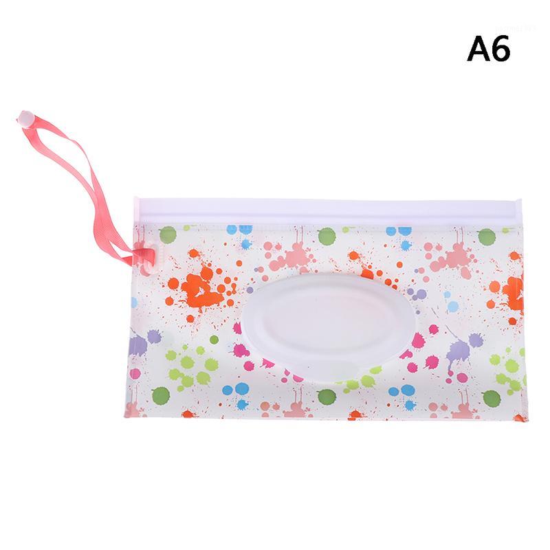 

1pcs Easy-carry Snap-strap Wipes Container Clutch Clamshell Cosmetic Pouch And Clean Wipes Carrying Case Wet Bag1