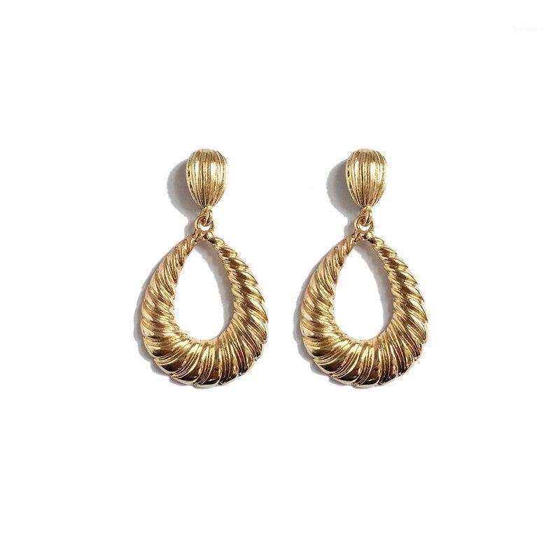 

Novel Handmade Drop Wholesale Punk Earrings Gold Color Statement Earrings Low Price Ear Accessories Round Jewelry1