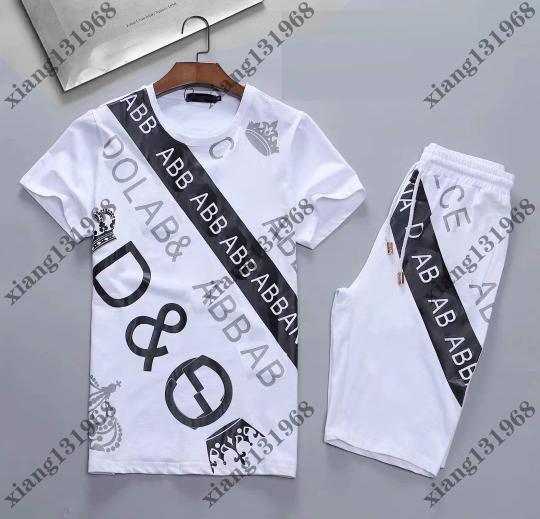 Summer High Quality Designer Mens Tracksuits Sets Jogger Sweatshirts Sports Sporting Suit Men Women Short Sleeve Sweat Suits Pullover Designs Spo-image-748009878