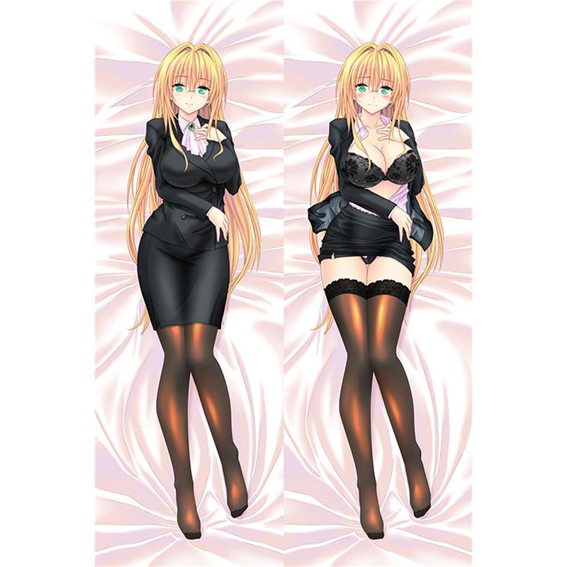 

Anime 2Way Dakimakura 160x50cm To Love Ru Tearju tique Japanese Manga Girl Sexy Body Hugging Pillow Case Waifu Gift OTAKU, C1103