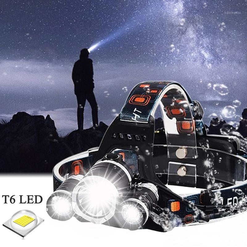 

Super Bright LED Headlamp 18650 T6 LED Headlight Waterproof Fishing Lamp 4 Lighting Modes USB Rechargeable Camping Lamp 186501
