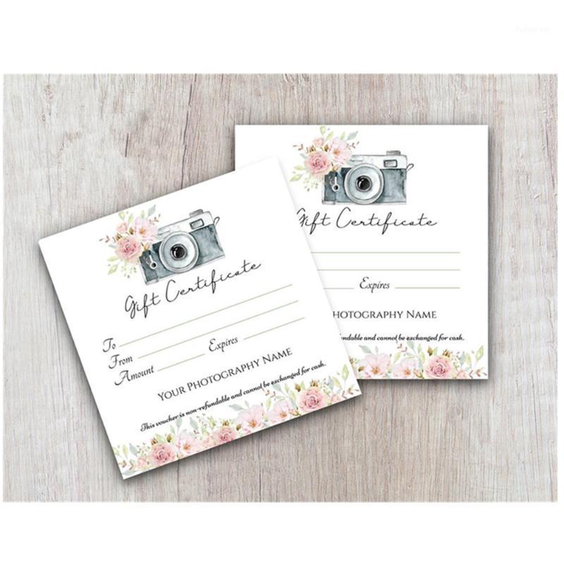 

Photography Gift Certificate Gift Card For Customers Voucher Thank You Card Packing Social Media Cards1