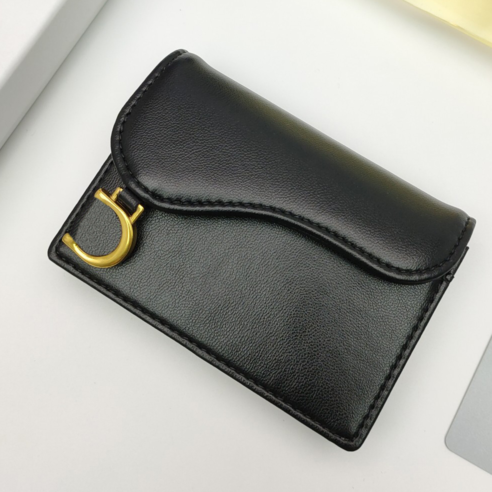 

Classic flip matte leather wallet designer fashion women's small mini zero wallet built-in card slot credit cards bag pocket accessories key bagg, Red;black