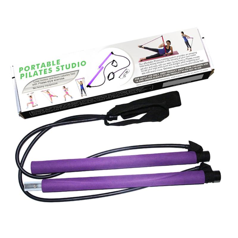 

Yoga Resistance Bands Pilates Stick Kit Gym Workout Stick Pilates Exercise Fitness Equipment Training Bodybuilding Yoga Rope