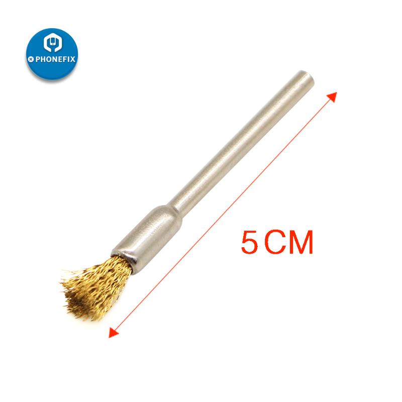 

PHONEFIX 5CM Brass Wire Copper Brush for Repair PCB Motherboard Cleaning Tools for Electronics Tool Kit Welding Brush