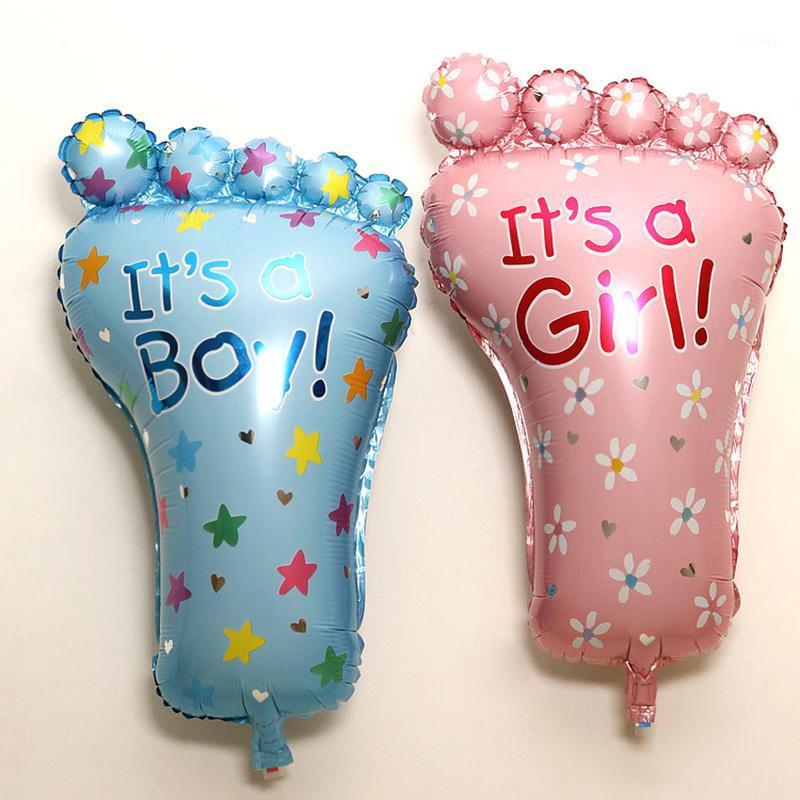 

Its a Boy/Girl Lovely Feet Balloon Baby Shower Foot Aluminum Foil Ballons Birthday Party Decoration Favors 1pc1