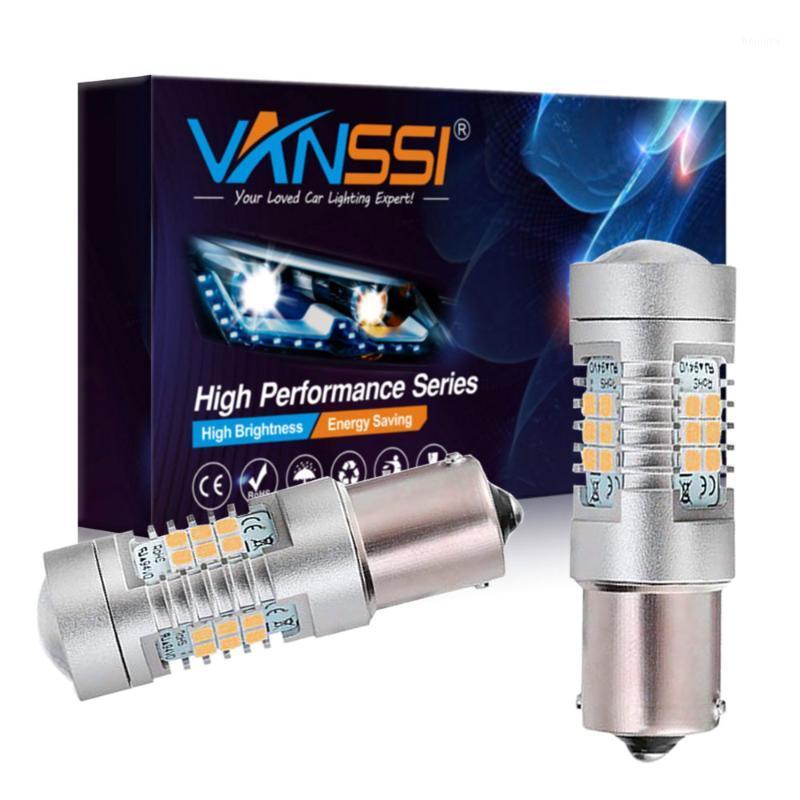 

VANSSI 2pcs Super Bright 1260lm Bau15s 7507 PY21W LED Bulbs 21-SMD 2835 Chipsets LED Turn Signal Blinker Replacement Bulb 12-24V1, As pic