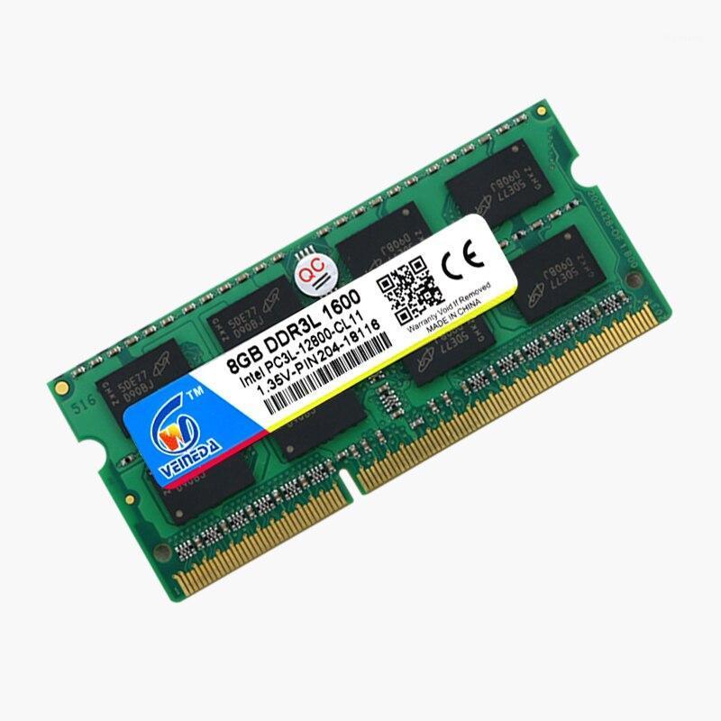 

VEINEDA Laptop memory ddr3l 1333 8gb 4gb 1600MHz PC3-12800 1.35V 204PIN Sodimm Ram Compatible Intel Laptop / Notebook1