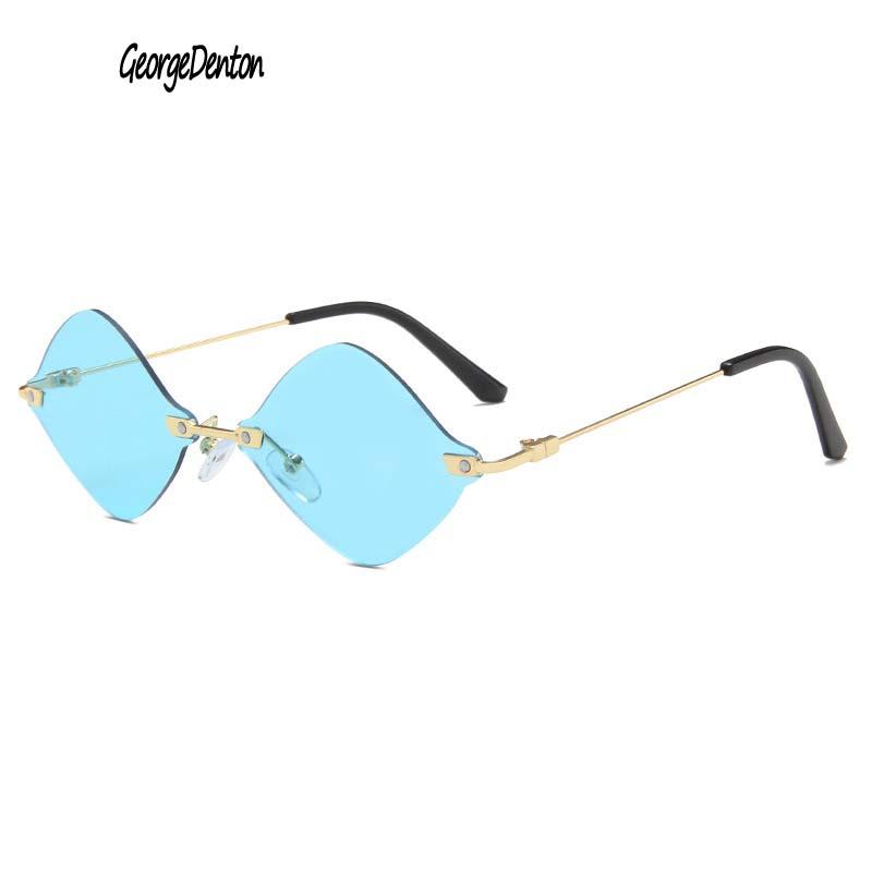 

Classic retro diamond sunglasses ladies glasses ladies luxury metal sunglasses retro mirrors cut edge UV400