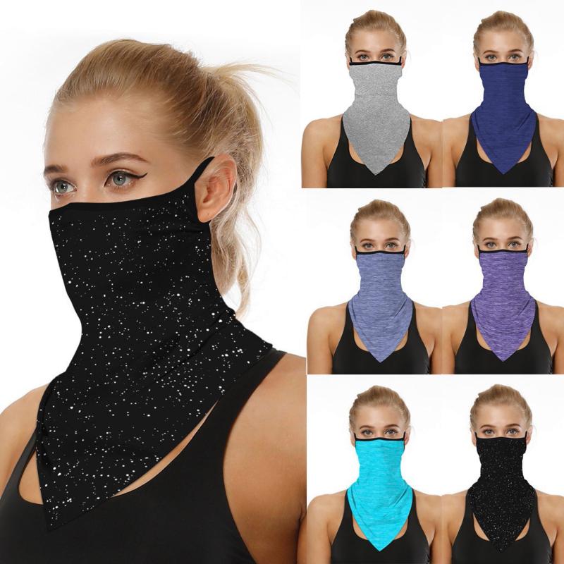 

30# Mask Outdoor Print Seamless Ear Masks Sports Scarves Neck Tube Face Dust Riding Cycling Mask Headband Bandanas Protection