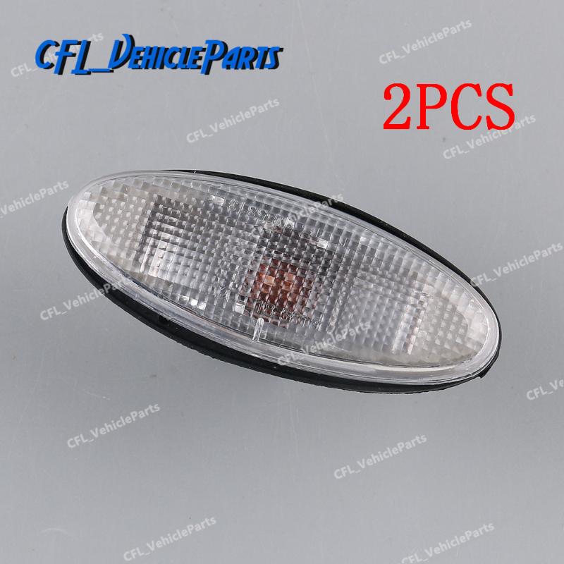 

1Pcs Or 2Pcs Pair Left Right Side Fender Lamp Light For 323 626 MPV PREMACY MX-6 Tribute B01W51120, As pic