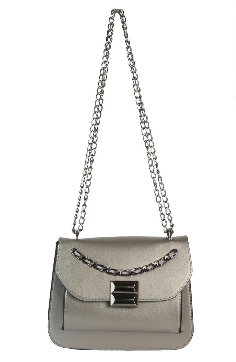 

Minahill Ladies Cross Shoulder Bag 5002-11 Platinum 5002-11