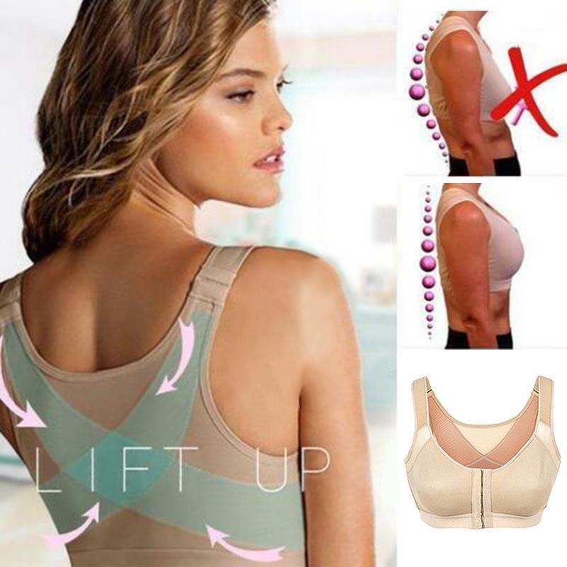 

Women Posture Corrector Bra Wireless Back Support Lift Up Yoga Bra Underwear H7JP1, Black