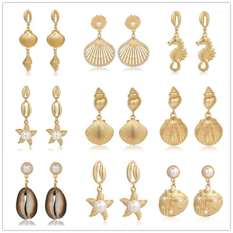 

Fashion Women's Earrings for Friend Metal Starfish Earring Pendants for Party Drop Earring Jewelry Woman Ear Rings Accessories1