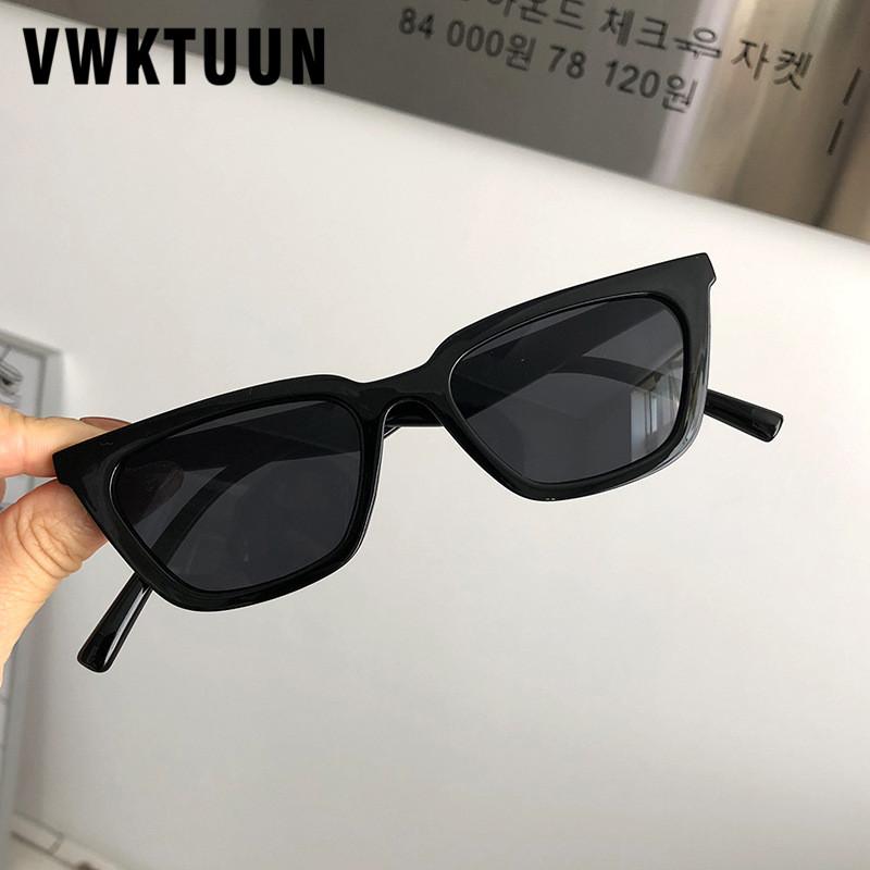 

Sunglasses VWKTUUN Fashion Women Men Vintage Colorful Cat Eye Glasses Driving Driver Shades