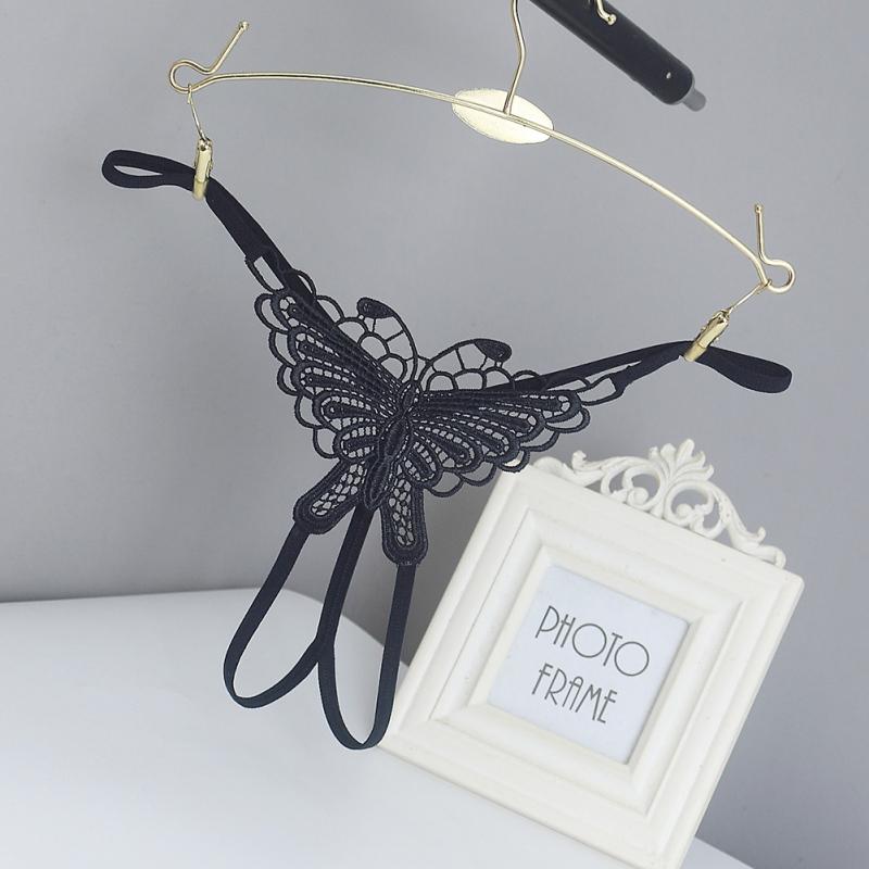 

Women's Panties Underwear Sexy Lingerie Women's Embroidery Temptation Perspective G-shaped Underwear Low waist Panties