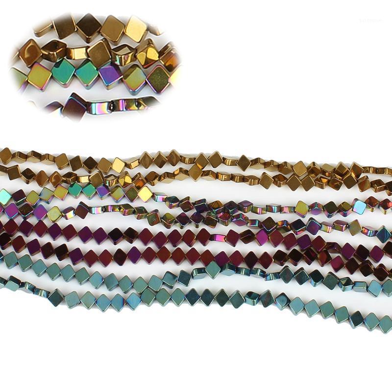 

Natural Stone Hematite Colorful 4*4mm 6*5mm Plating Horse Eye Beads Jewelry Making Handmade DIY Necklace Bracelet Accessories1